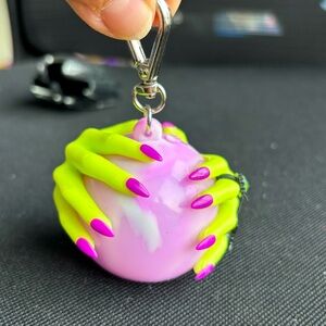 Bath & Body Works Fortune Teller Ball Pocket *Bac Holder Keychain